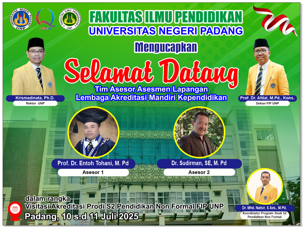 Program Studi Magister Pendidikan Nonformal UNP Jalani Asesmen Lapangan Akreditasi LAMDIK Tahun 2025