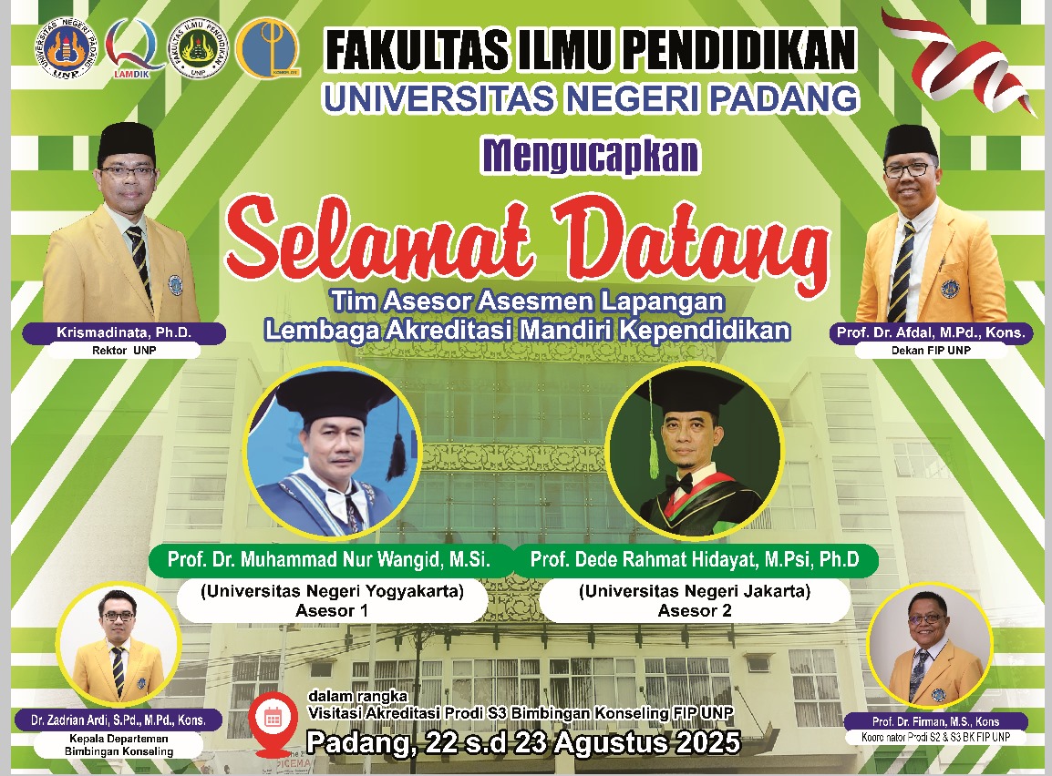 S3 BK FIP UNP Jalani Asesmen Lapangan Akreditasi LAMDIK 2025